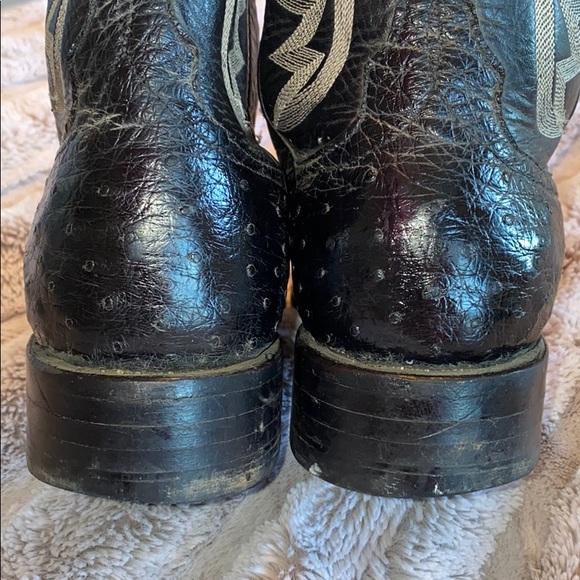 Men’s  Ostrich Boots - Picture 4 of 7